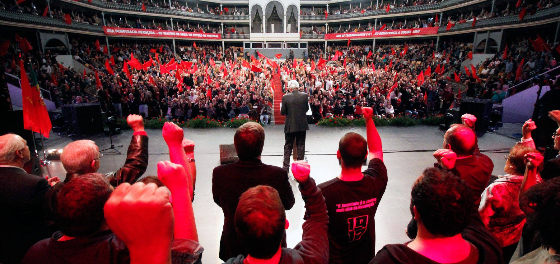 Rally commemorating the Centenary of the October Revolution