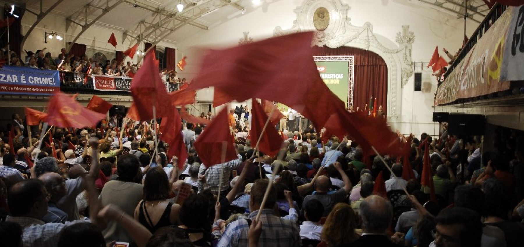 Comício na Voz Operário, Lisboa
