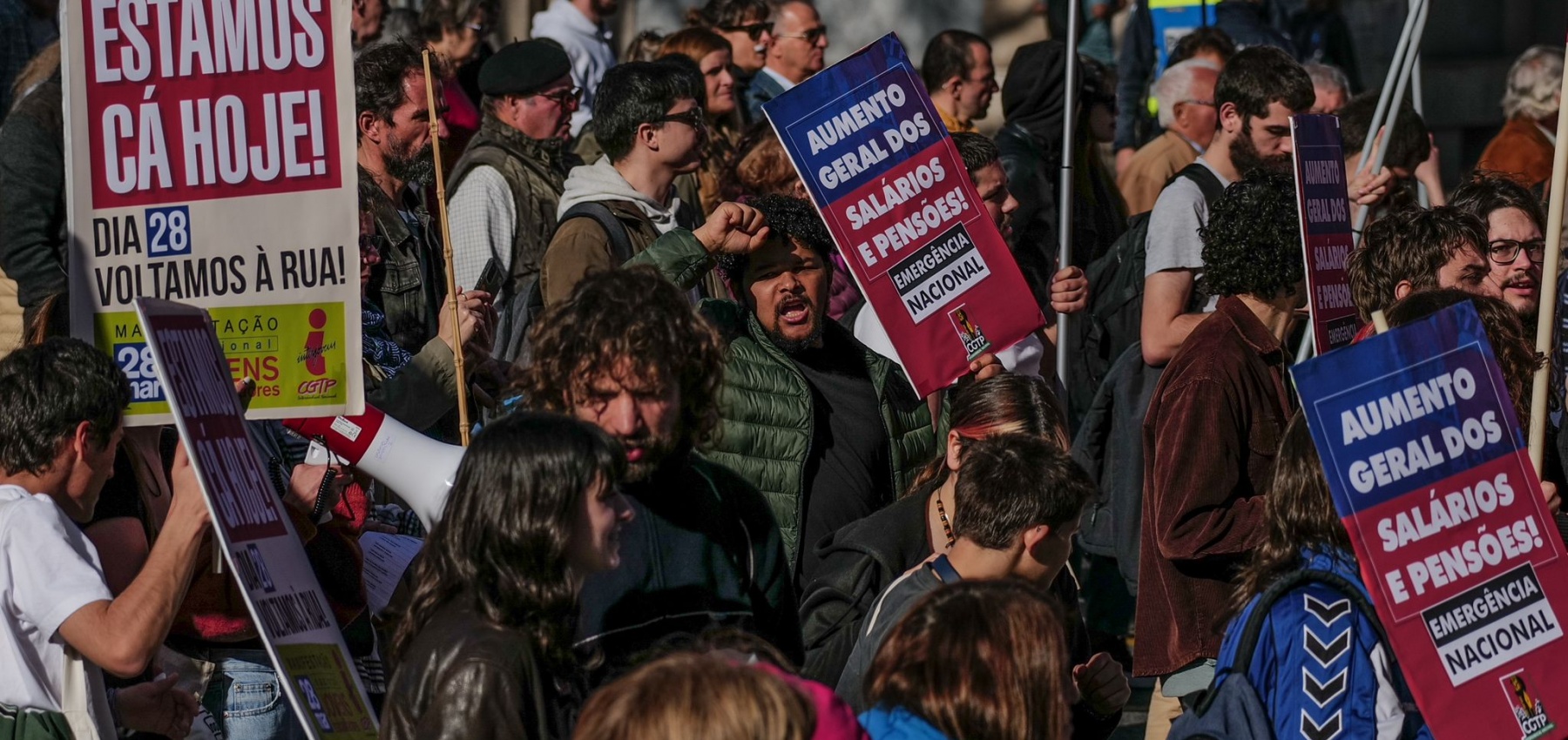 National Demonstration «Everyone to Lisbon! General increase in wages and pensions – national emergency!”, CGTP-IN