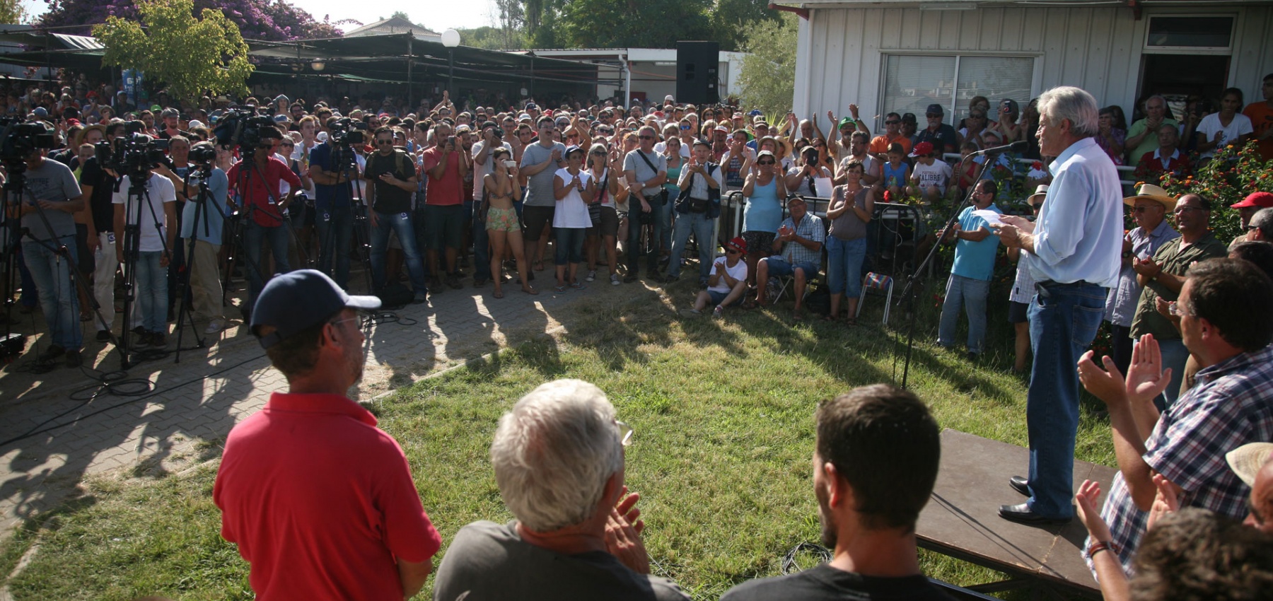 Saudação aos participantes na Jornada de Trabalho da 40ª Festa do Avante!