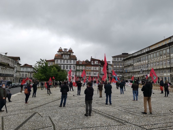 1st May 2020 - CGTP-IN actions on International Workers' Day