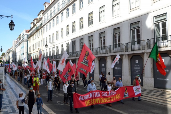 Acção de Luta Nacional da CGTP em Lisboa