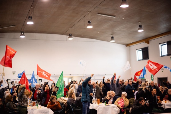 Almoço-Comício em Benavila, Avis