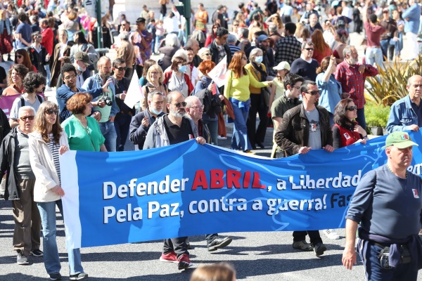 Comemorações populares do 25 de Abril em Lisboa