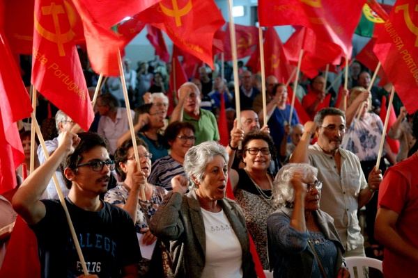 Comício «Basta de submissão à União Europeia e ao Euro», Queluz