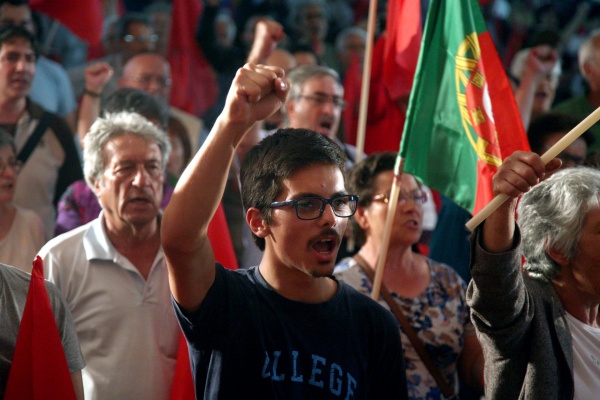 Comício «Basta de submissão à União Europeia e ao Euro», Queluz