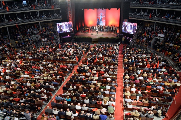 Rally commemorating the Centenary of the October Revolution