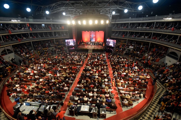 Rally commemorating the Centenary of the October Revolution