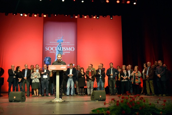 Rally commemorating the Centenary of the October Revolution