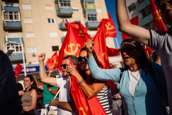 Comício em Almada