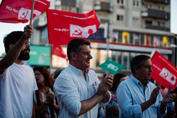Comício em Almada