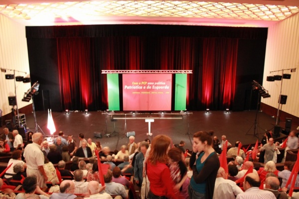 Comicio «Fazer frente aos despedimentos, aos cortes nos salários e às privatizações», Lisboa