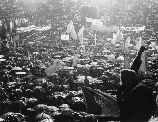 Comício do PCP em 1974