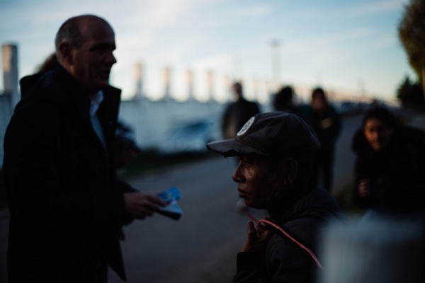 Contacto com os trabalhadores da Herdade do Vale da Rosa, Ferreira do Alentejo