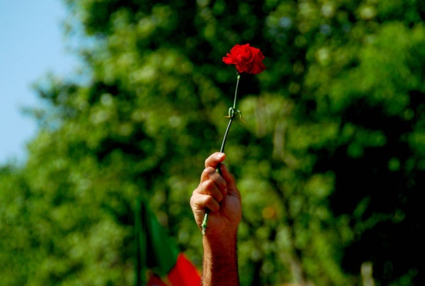 Parade April 25 in Lisbon