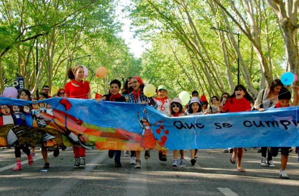 Parade April 25 in Lisbon