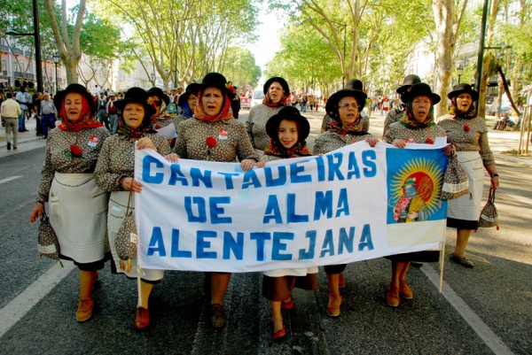 Parade April 25 in Lisbon
