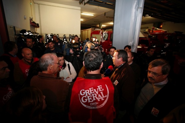 Greve Geral começa nos Sapadores Bombeiros de Chelas