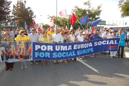 Historical demonstration in Lisbon