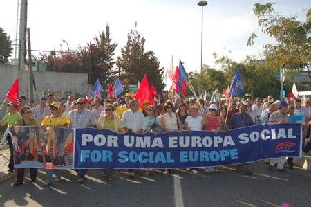Historical demonstration in Lisbon