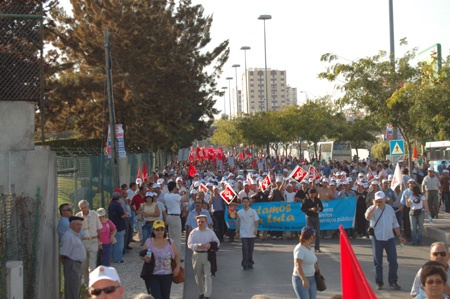 Historical demonstration in Lisbon
