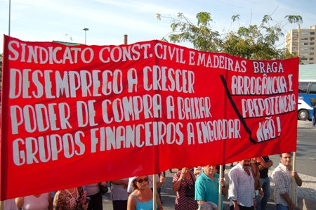 Historical demonstration in Lisbon