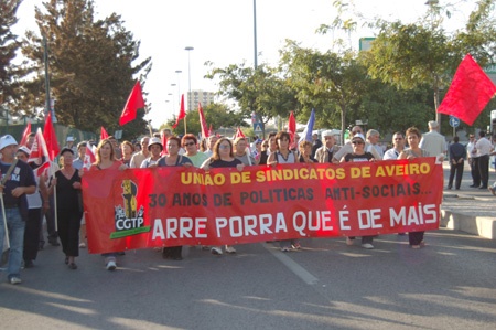 Historical demonstration in Lisbon