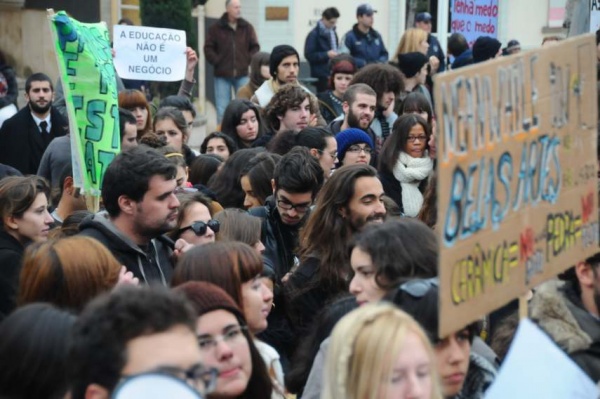 Manifestação dos Estudantes do Ensino Superior em Lisboa