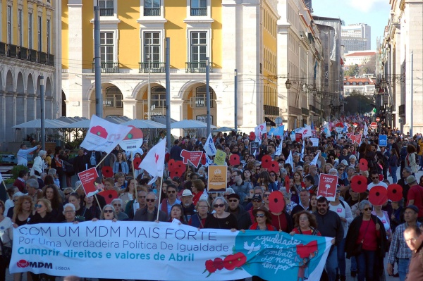 National Demonstration of Women, Lisbon