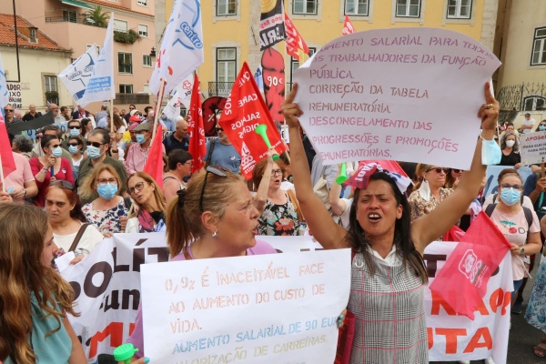 Manifestação Nacional dos trabalhadores da Administração Pública
