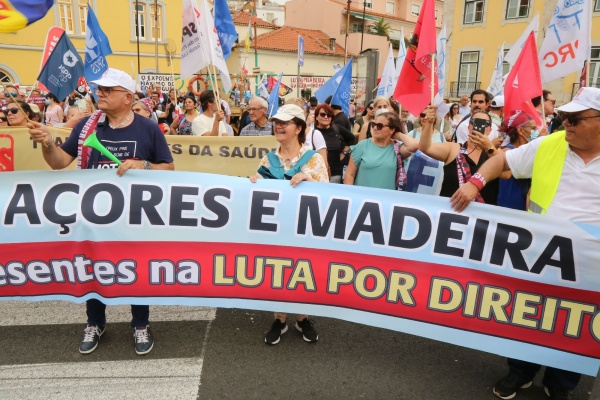 Manifestação Nacional dos trabalhadores da Administração Pública