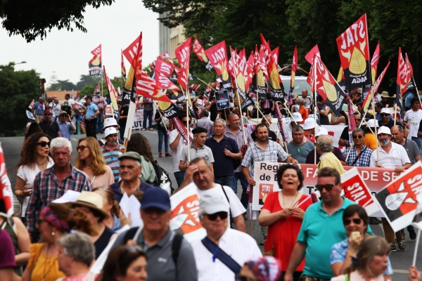Manifestação Nacional dos trabalhadores da Administração Pública
