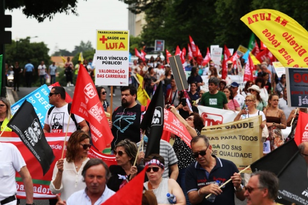 Manifestação Nacional dos trabalhadores da Administração Pública