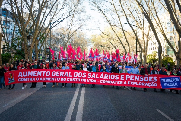 National Demonstration «Everyone to Lisbon! General increase in wages and pensions – national emergency!”, CGTP-IN