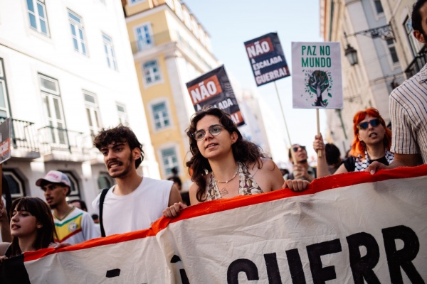 Manifestação «Paz no Mundo! Palestina Livre! Não à Guerra!»
