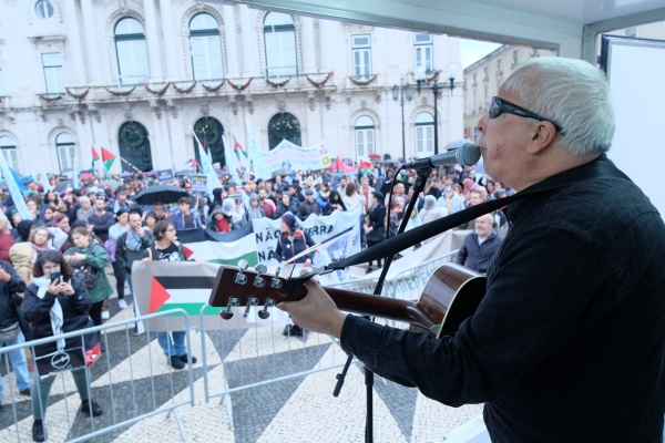 Demonstration for Peace in the Middle East. For the end of the occupation of Palestine