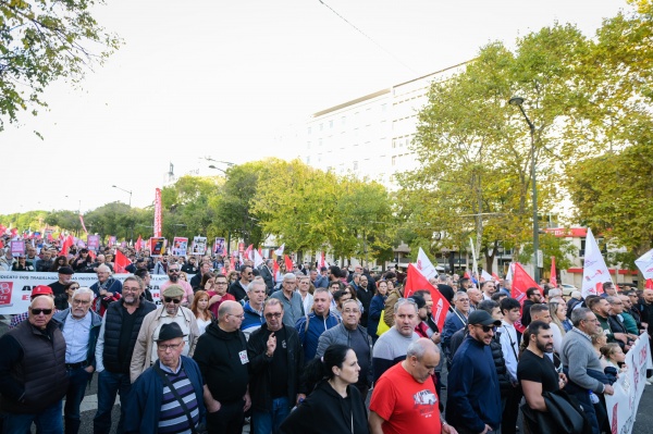 National March of CGTP-IN against the Labour Package