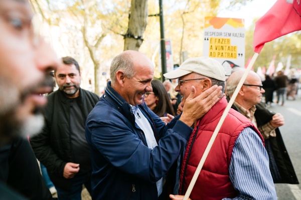 National March of CGTP-IN against the Labour Package