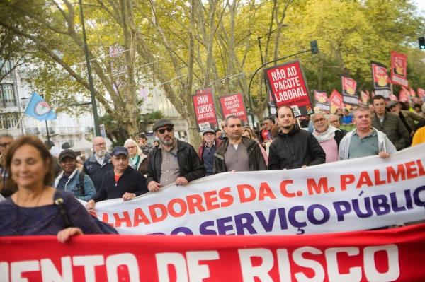 National March of CGTP-IN against the Labour Package