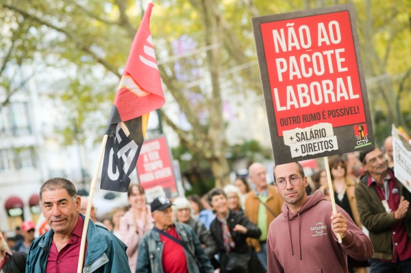 National March of CGTP-IN against the Labour Package