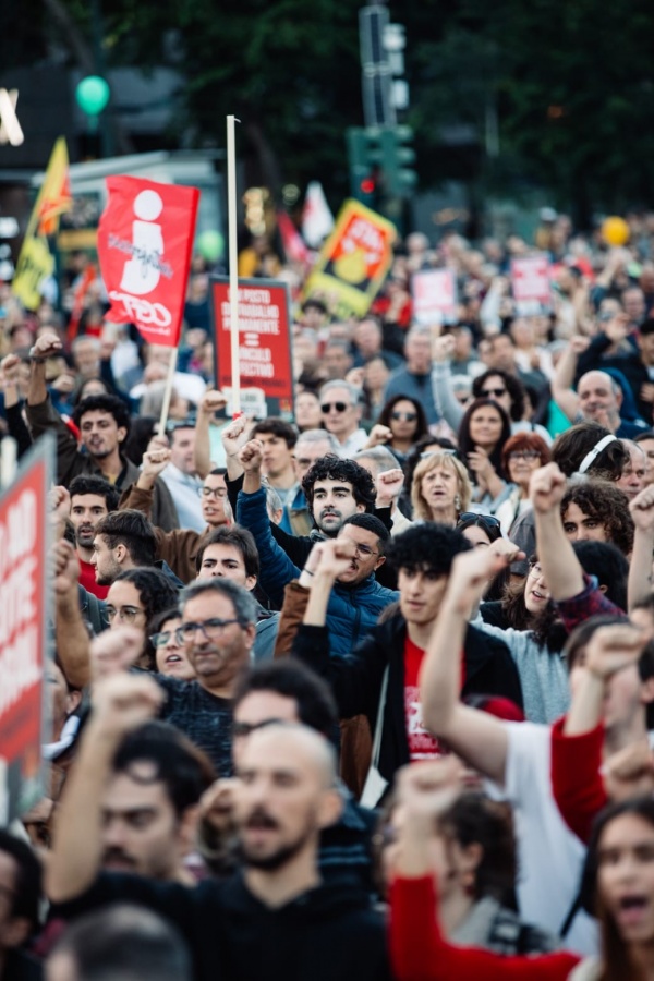 National March of CGTP-IN against the Labour Package