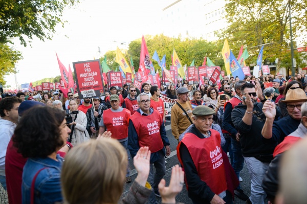 National March of CGTP-IN against the Labour Package