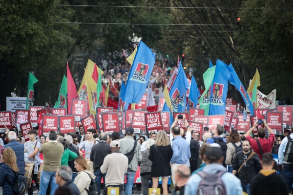 National March of CGTP-IN against the Labour Package