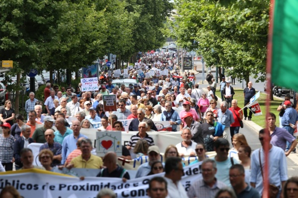 March for the right to health care «More NHS, better health care», Lisboa