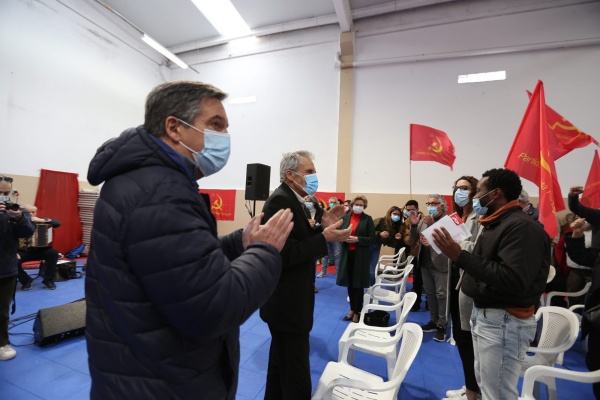 Sessão Pública «PCP - Contigo todos os dias» na Baixa da Banheira, Moita