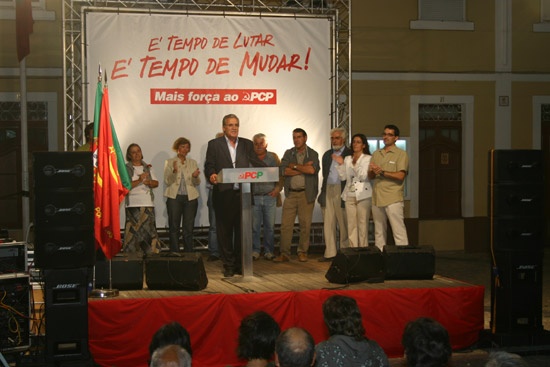 Comício em Alhandra - 18 de Setembro de 2008