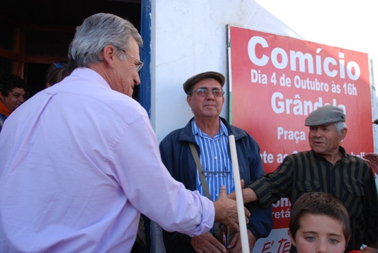 Comício em Grândola - 04 de Outubro de 2008