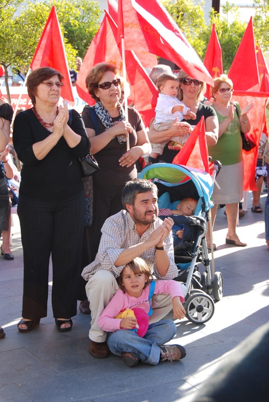 Comício em Grândola - 04 de Outubro de 2008