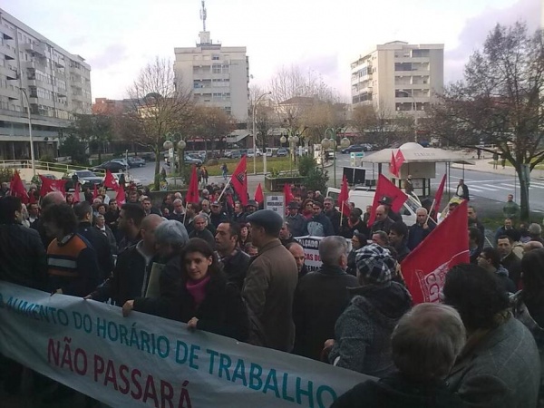 Trabalhadores do distrito de Braga em luta