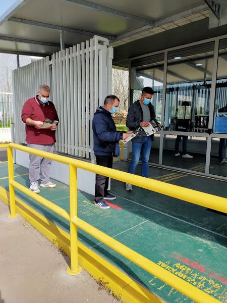 With workers in 500 workplaces